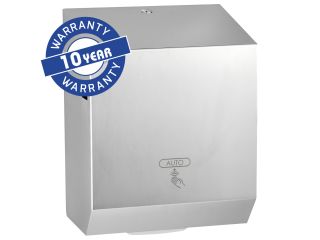 MERIDA STELLA MAXI automatic touch-free roll paper towel dispenser, brushed version